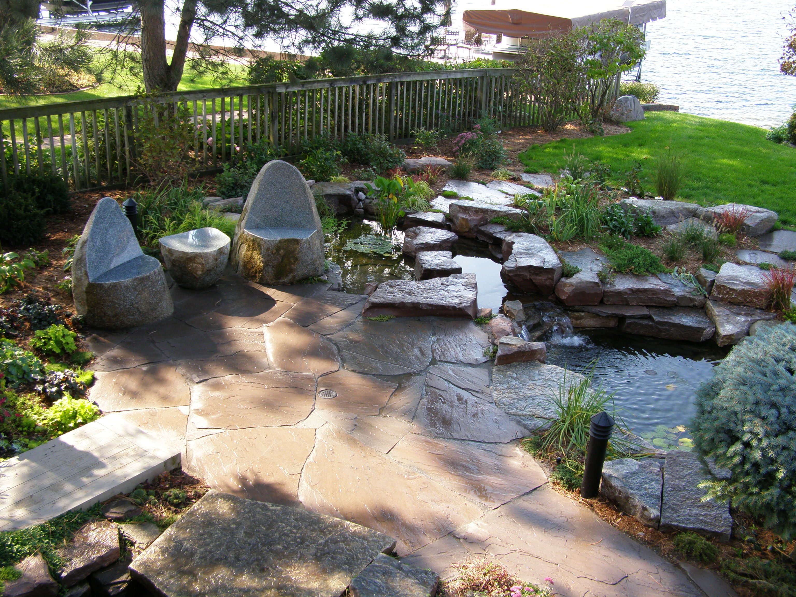 built this flagstone patio in 2007: